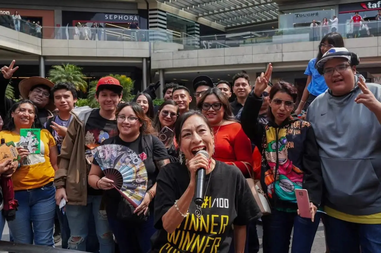 Convivencia con fans durante la activación presencial de PUBG MOBILE y Naruto Shippuden